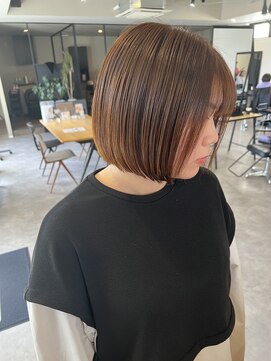 ナンバー(number+) ボブ×ナチュラルストレート