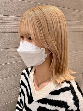 イメージア ボーノ相模大野店(IMAGE-A) 【相模大野カラー】透明感あふれる×ベージュカラー ミディアム