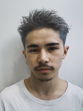 クオル 円山(QOL) 刈り上げスパイキーショートアップバングメンズショート