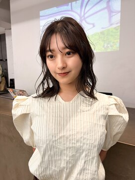 レコ 渋谷(LECO) ブリーチなし暗めオリーブグレージュカラー