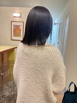 ヒントステーション(HINTSTATION) 〈浅草 半個室〉コスメストレート/スモーキーラベンダー