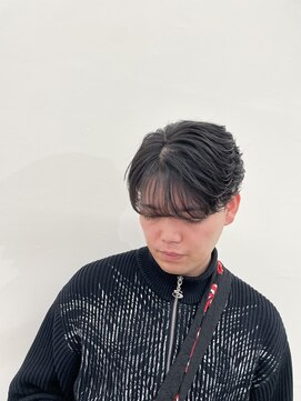 シースルーフェザーフェザーパーマシャドウパーマカルマパーマ