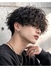 〈人気パーマ◎〉メンズカット＋波巻きパーマ￥13000