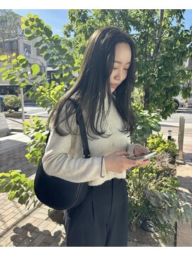 ネン(nen) ロング×ダークカーキ