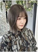 ミルクティーベージュダブルカラーケアブリーチインナーカラー