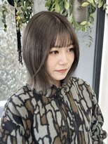 ワク 西尾店(waku) ミルクティーベージュダブルカラーケアブリーチインナーカラー