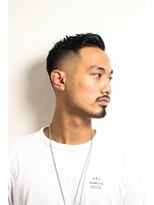 メリケンバーバーショップ フクオカ(MERICAN BARBERSHOP FUK)&nbsp;スパイキーショート/ニュアンスパーマ/スペインカール