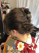 ギフト リビング(Gift Living)&nbsp;２０１９年成人式・ロープ編み・アップスタイル