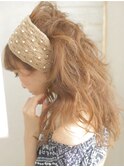 ロングヘアアレンジ