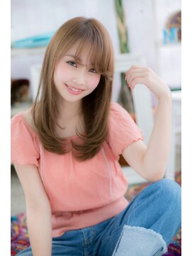 ミック ヘアアンドメイク アップ 駒込店(miq Hair&Make up) 透け感バング**愛されワンカール