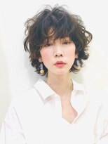 エムスラッシュ みなとみらい馬車道店(M SLASH)&nbsp;M.SLASH馬車道　外国人風ウルフパーマ/ダークアッシュ/抜け感