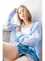 クラン(clan)&nbsp;外ハネボブセクションカラーグラデーションカラーペールベージュ