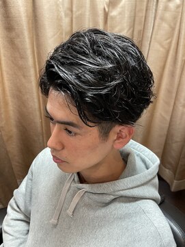 ヒロギンザ 新橋銀座口店(HIRO GINZA) メンズかき上げヘア