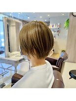 ドラマチックヘア 一本松店(DRAMATIC HAIR) ショートボブ ハイライトカラー
