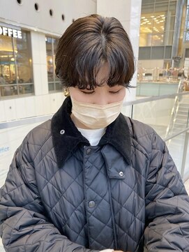 パーヴ(palve) 【遠藤】ショート×大人可愛いクシャッと前髪パーマ