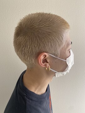 ゴットフロー(GOTTO FLOW) お洒落ボウズ/アッシュ/金髪/ブリーチ/12mm