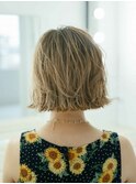 切りっぱなし☆レイヤーボブ【いわき】