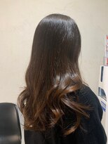 ラコスタ(LaCosTa)&nbsp;20代3040代代大人愛されブラウン/ロングウェーブ巻き艶カラー