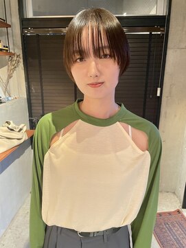 メゾンアミリ(Maison AmiLi) デザインカラー/オリーブベージュ/ウエットヘア【千葉／パーマ】