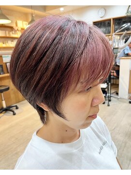 マーブル ヘアー(marble hair) #アンブレラカラー#ピンク◎20代30代40代50代60代