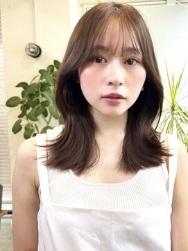 コート 表参道(Cote) Coteスタイル グレーベージュ/レイヤーロング/アッシュカラー