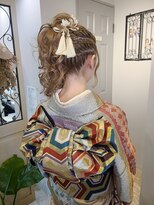 ヘア ケア ディエイチケー(HAIR CARE DHK)&nbsp;盛り髪サイドアップ