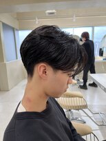 ニコ トウキョウ ヨコハマ(nico)&nbsp;センターパート/ニュアンスパーマ/メンズスタイル