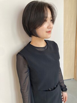 イノセントヘア(innocent.hair) ハンサム暗髪透明感カラー