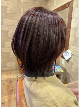 ヘアサロン アプリ(hair salon APPLI) 表面レイヤーくびれボブスタイル♪