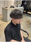 波巻きパーマ/メンズカット