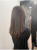 艶髪アッシュブラウン