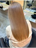 イメチェン外ハネボブ美髪ワイドバング/ショートボブ髪質改善