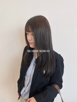 ビーヒアナウ N゜03 金沢駅西店(BE HERE NOW) 【韓国ヘア/レイヤーカット/グレージュカラー】