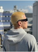 メンズベリーショート ブリーチ 金髪 大宮