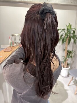 コル(col.) ブリーチなし/ワインレッド/レッドカラー/暖色カラー