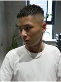 MEN'S/ハイフェード×クロップ/短髪/男髪