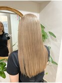 ミルクティーベージュハイトーンカラーケアブリーチ