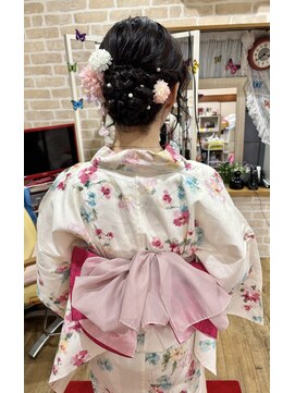 アンケア(an care) 浴衣/ガーリー★まとめ髪