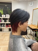 クープ(Coup) メンズウルフインナーカラーレッド