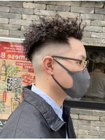 ドルクス 上野店(Dorcus)&nbsp;スパイキーショートアフロ　ソフトアフロ　針金パーマ