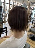 切りっぱなしボブ
