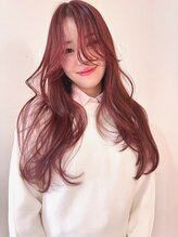 ヘアースタジオ ゼン カロン(Hair studio Zen kalon) 髪質改善　レイヤーカット　バーガンディ