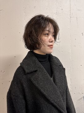 【TALO】パーマの残りを活かしたボブ