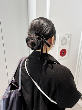 トリッカ シブヤ(TRICCA SHIBUYA) シニヨン/タイトヘア/ヘアアレンジ/お客様スタイル/アップヘア