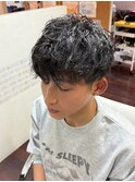石橋阪大前/シャドウパーマ/メンズカット/メンズパーマ/フェード