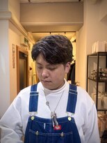 グラッドマンズカットクラブ 立川(GLADMAN'S CUT CLUB)&nbsp;ニュアンスパーマ7:3センターパート立川メンズパーマ