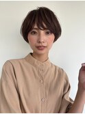 斜めバングナチュラルひし形マッシュパーマp1北浦和20代30代40代