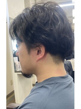 バームヘア(balm hair) ★爽やかメンズ☆無造作ツーブロックマッシュナチュラル黒髪