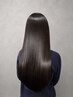 【透明感×艶髪】カット+カラー+髪質改善ストレートor縮毛矯正+TR 18,000円