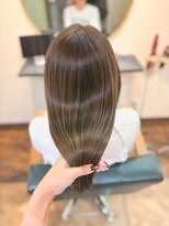 サニーヘアー(SUNNY hair)&nbsp;白髪ぼかしハイライト×髪質改善トリートメント×カット